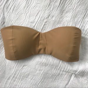 NWOT Mikoh padded strapless bikini top